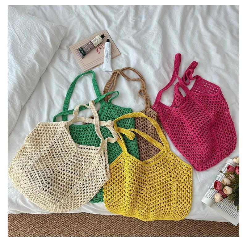 Women's Shoulder Bags Casual S - Woven Straw Bag 리뷰 및 가격