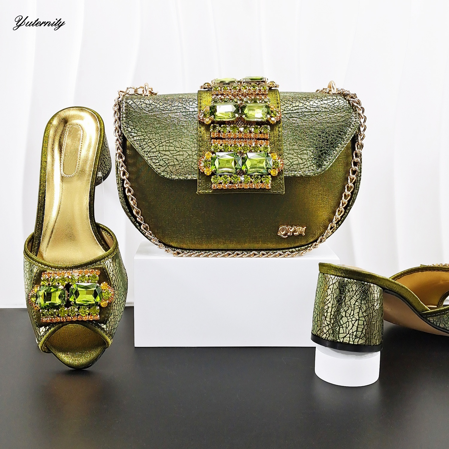 Dubai Rhinestone Luxury Slippe - Women Bags Dubai 리뷰 및 가격