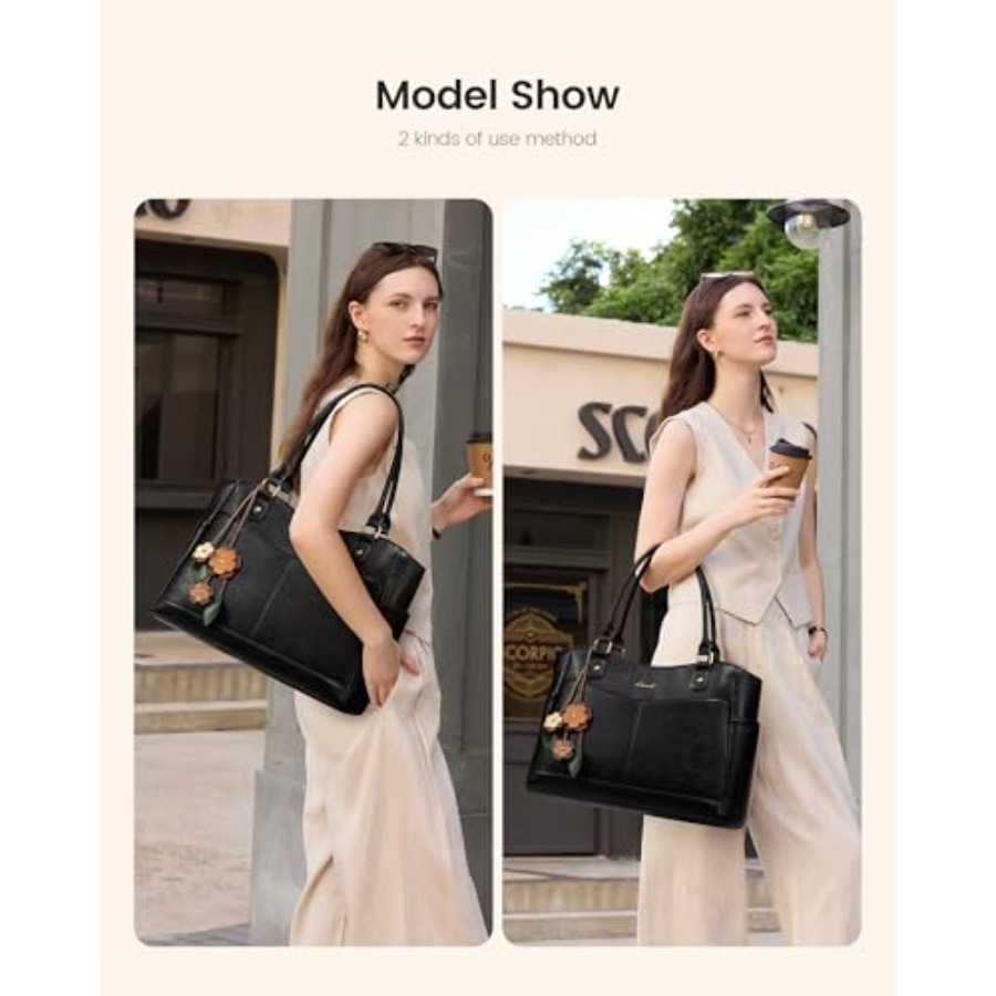 LOVEVOOK Laptop Bag for Women, - Women'S Tote Bags For Work 리뷰 및 가격