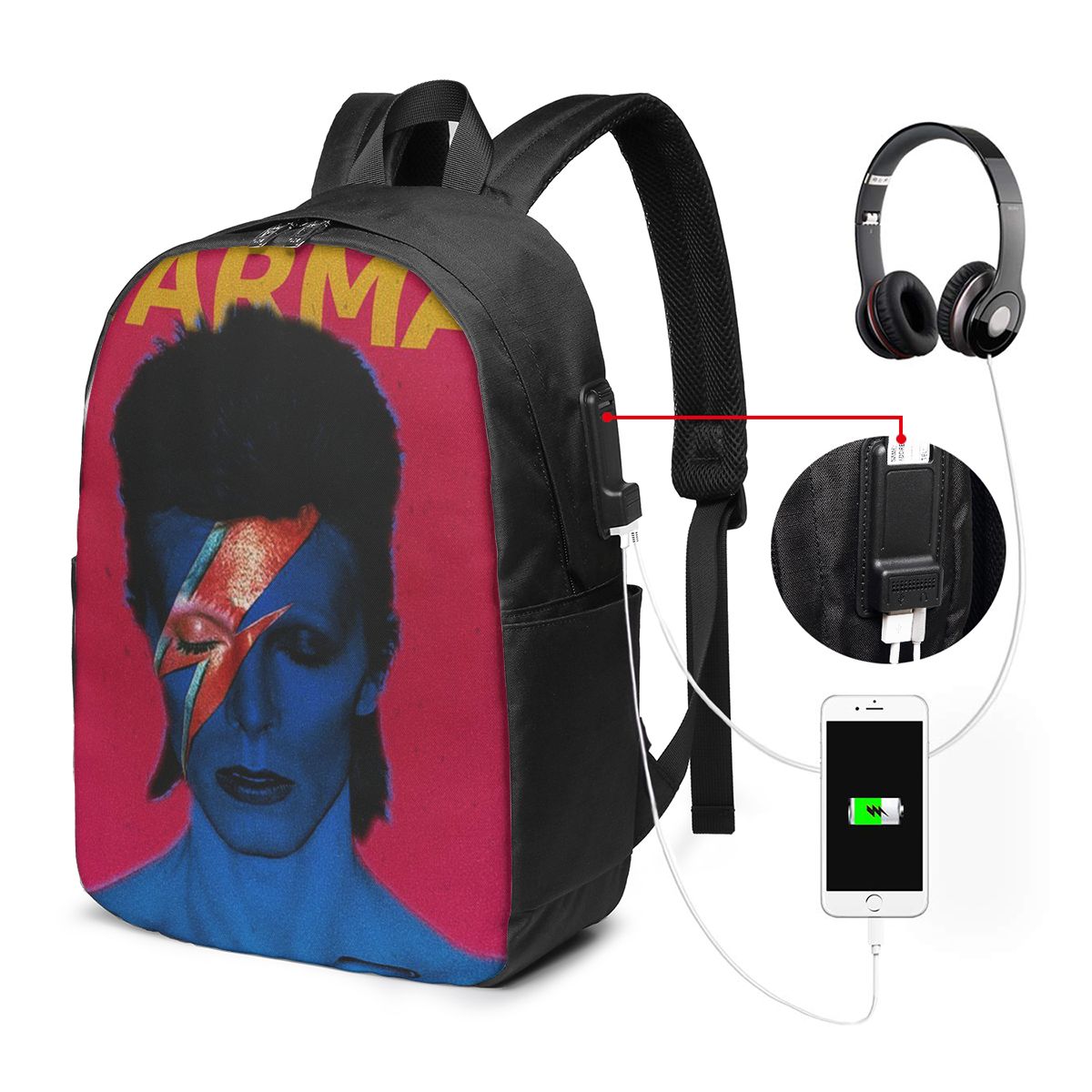 Davids Bowied Backpack Travel  - Women Bags College 리뷰 및 가격