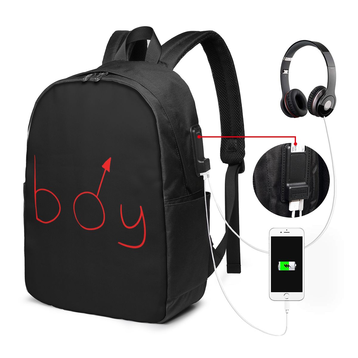 Boymoder Hat And Shirt Backpac - Women Bags College 리뷰 및 가격