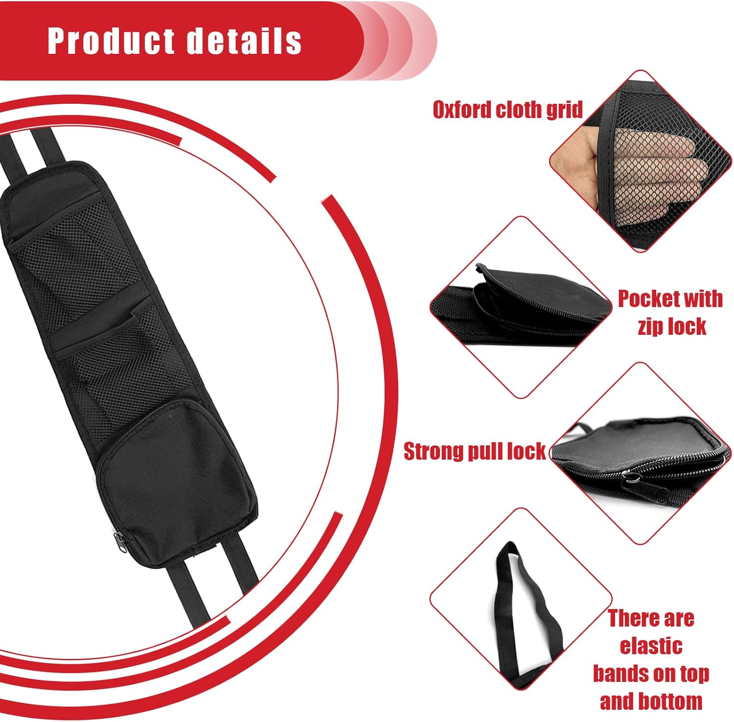 Car Seat Storage Hanging Bag,  - Mesh Net Bag 리뷰 및 가격