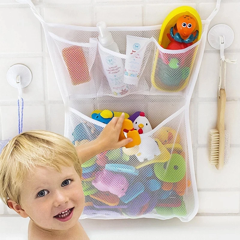 Baby Bath Toys Cute Duck Frog  - Mesh Net Bag 리뷰 및 가격