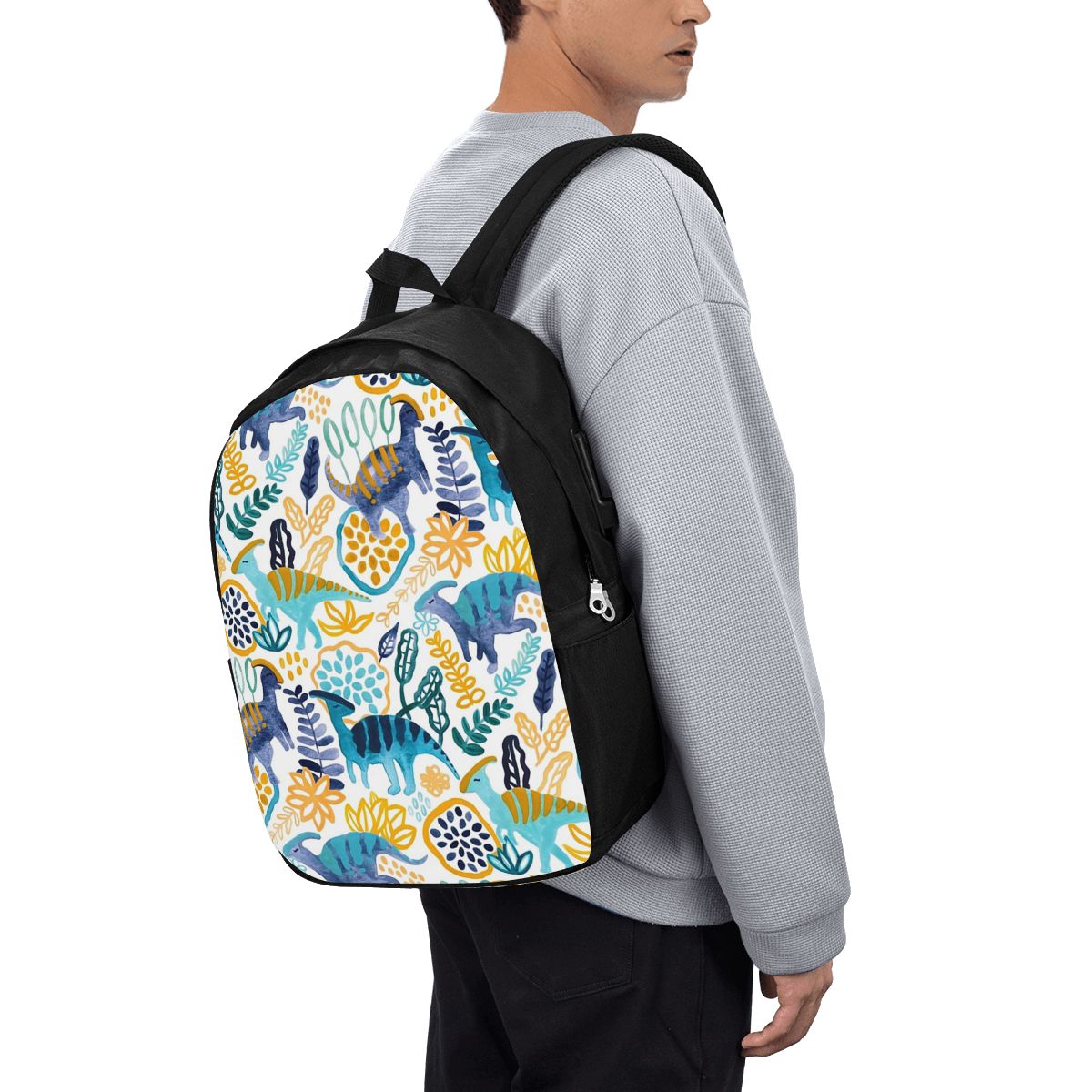 Gouache Parasaurolophuses Back - Women Bags College 리뷰 및 가격