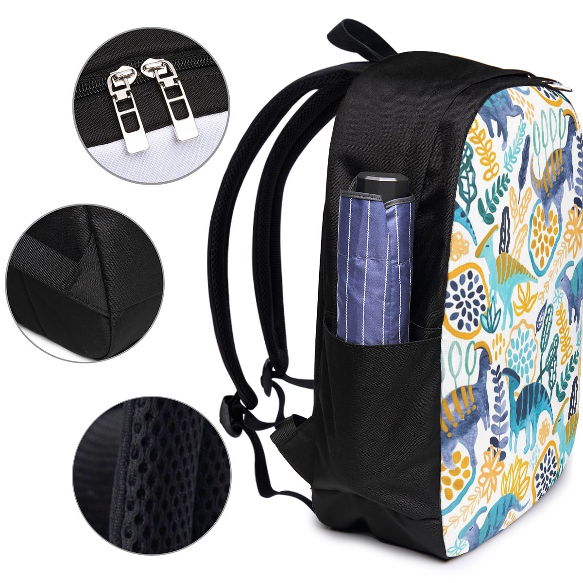 Gouache Parasaurolophuses Back - Women Bags College 리뷰 및 가격