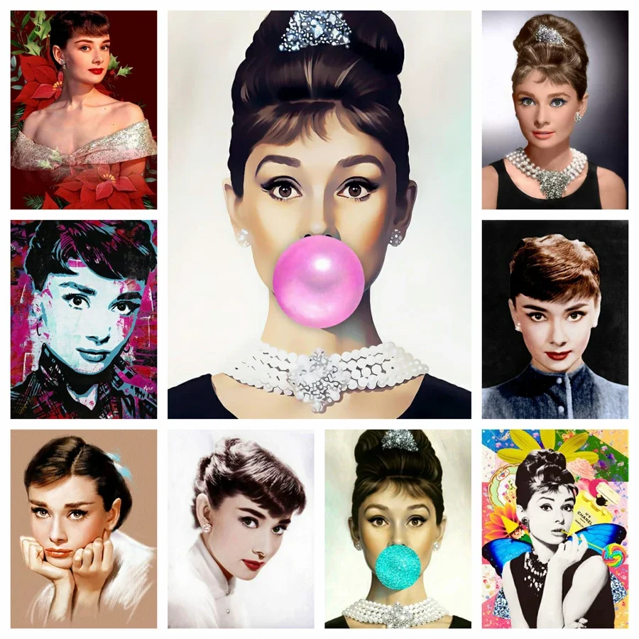 Audrey Hepburn 5D Drill Diamon - Women Bags Pictures 리뷰 및 가격