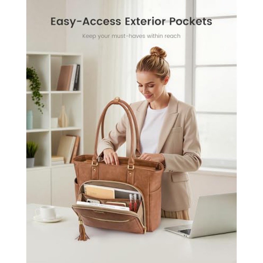 Laptop Tote Bag for Women With - Women'S Tote Bags For Work 리뷰 및 가격