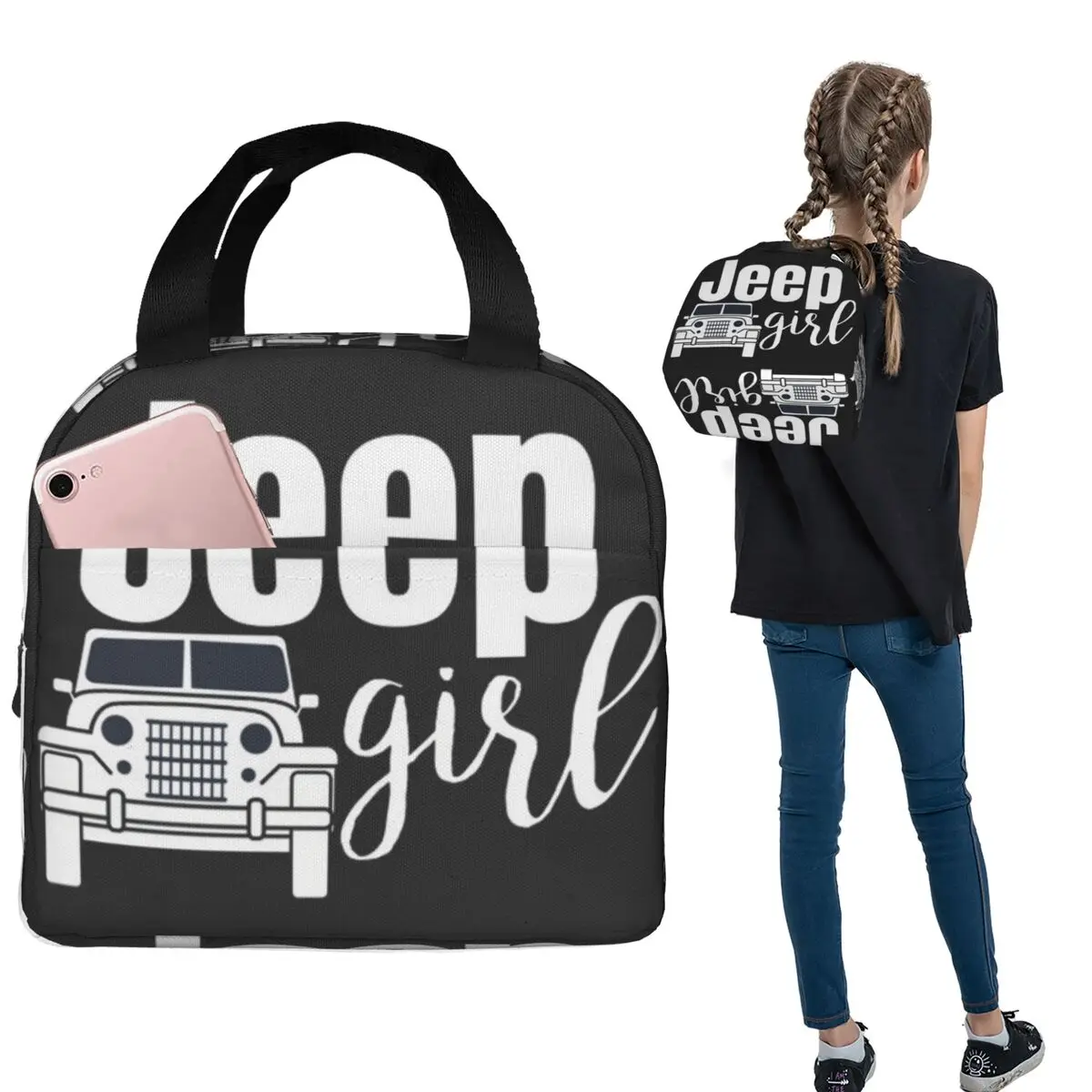 Jeep Girl Insulated Lunch Bag  - Women'S Jeep Bags 리뷰 및 가격