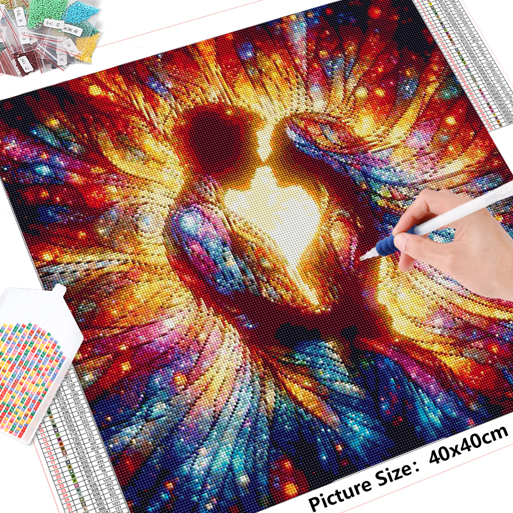 HUACAN DIY Diamond Mosaic Love - Women Bags Pictures 리뷰 및 가격