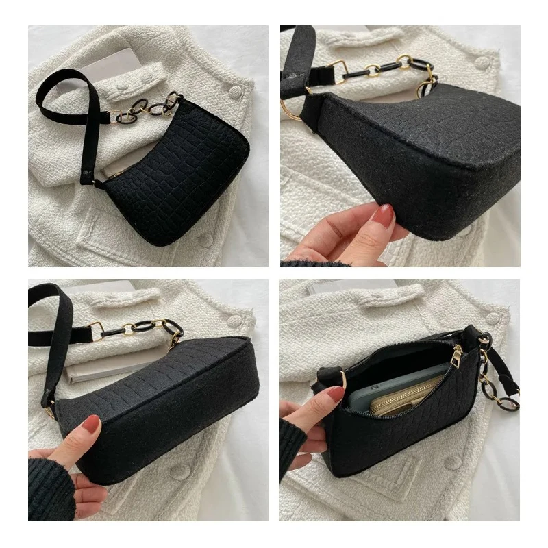 Fashion Ladies Handbag Under C - Half Moon Crescent 리뷰 및 가격